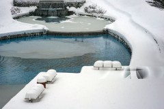 Cómo proteger tu piscina en invierno.